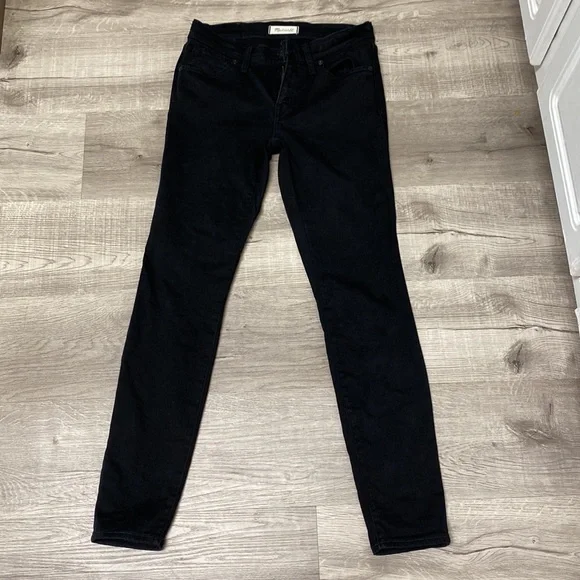 Madewell “8 Skinny Black Jeans - Picture 3 of 12